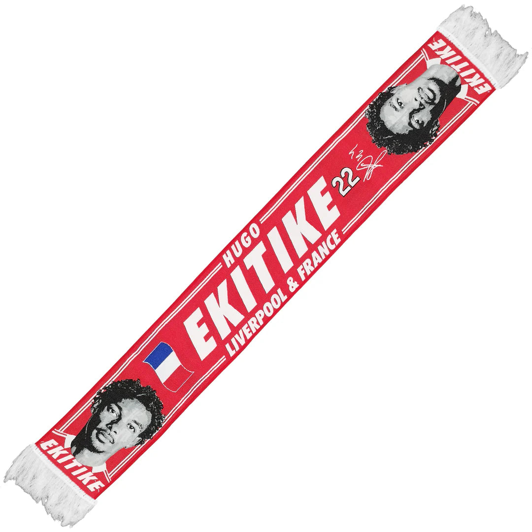 Hugo Ekitike Liverpool Player Scarf