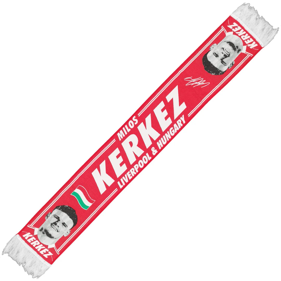 Milos Kerkez Liverpool Player Scarf