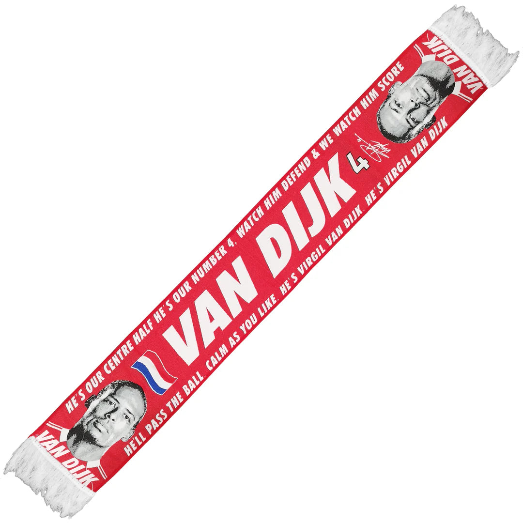 Virgil Van Dijk Liverpool Player Scarf