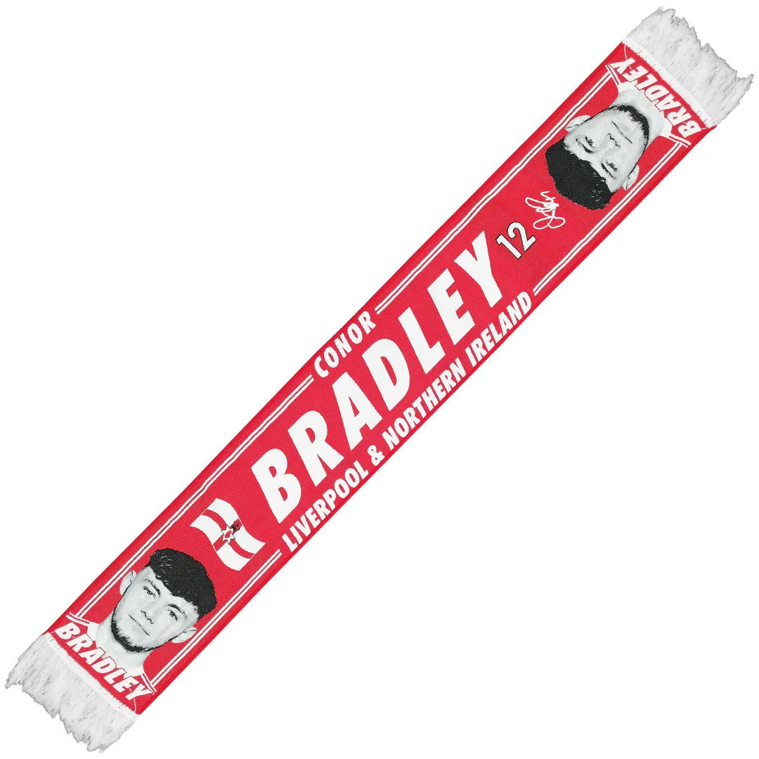 Conor Bradley Liverpool Player Scarf