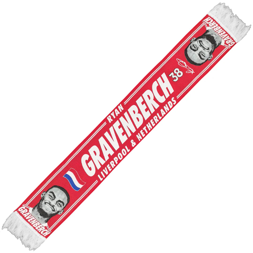 Ryan Gravenberch Liverpool Player Scarf