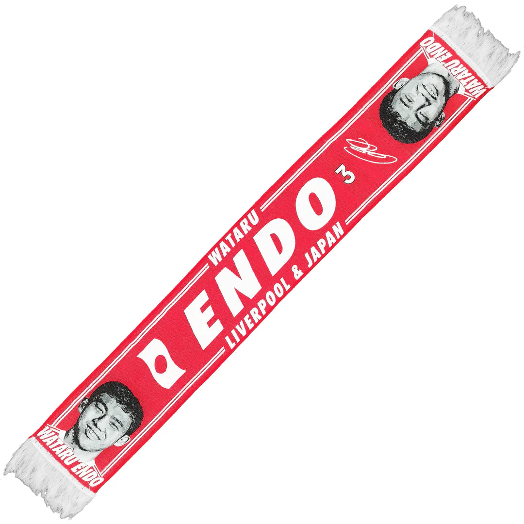 Wataru Endo Liverpool Player Scarf
