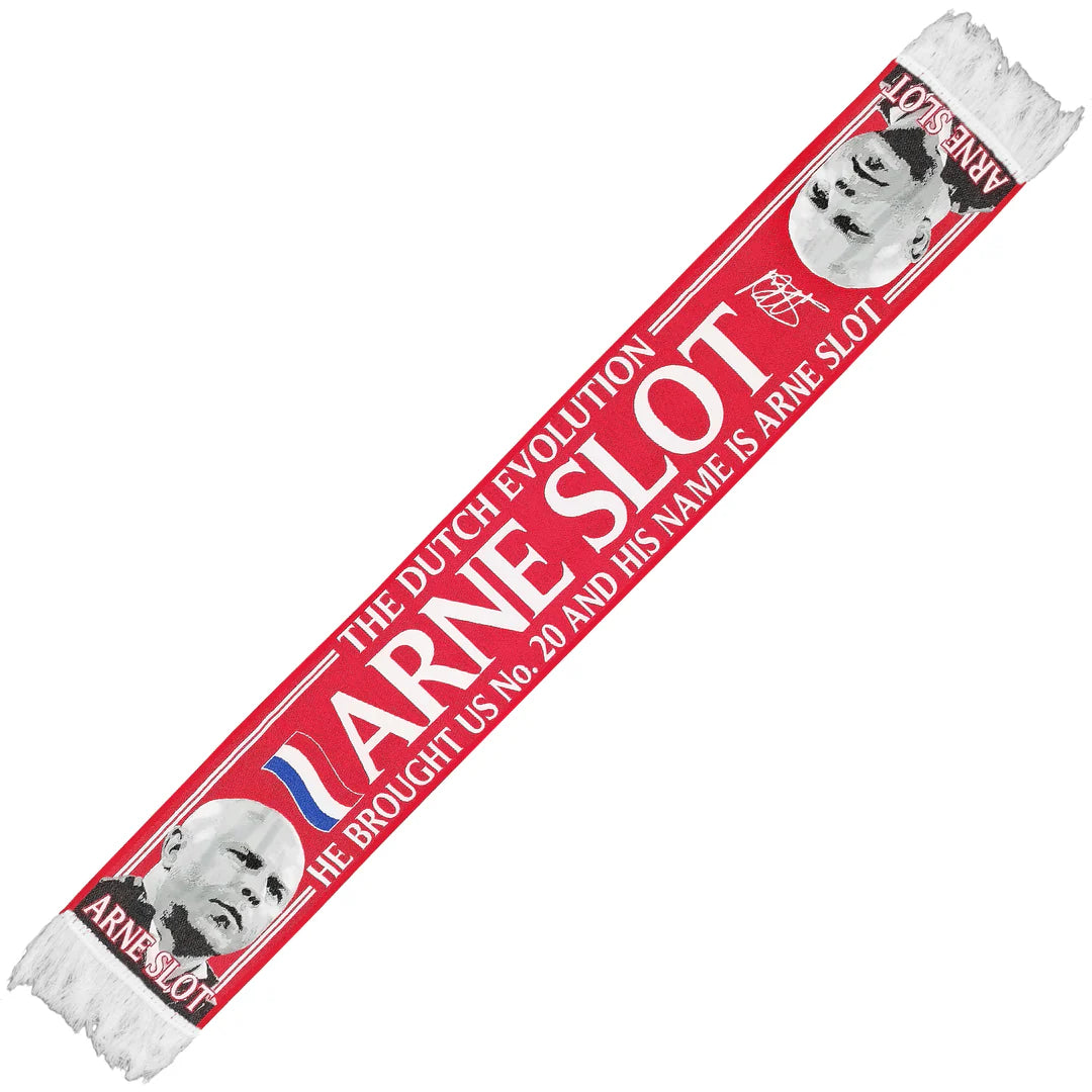 Arne Slot Liverpool Manager Scarf
