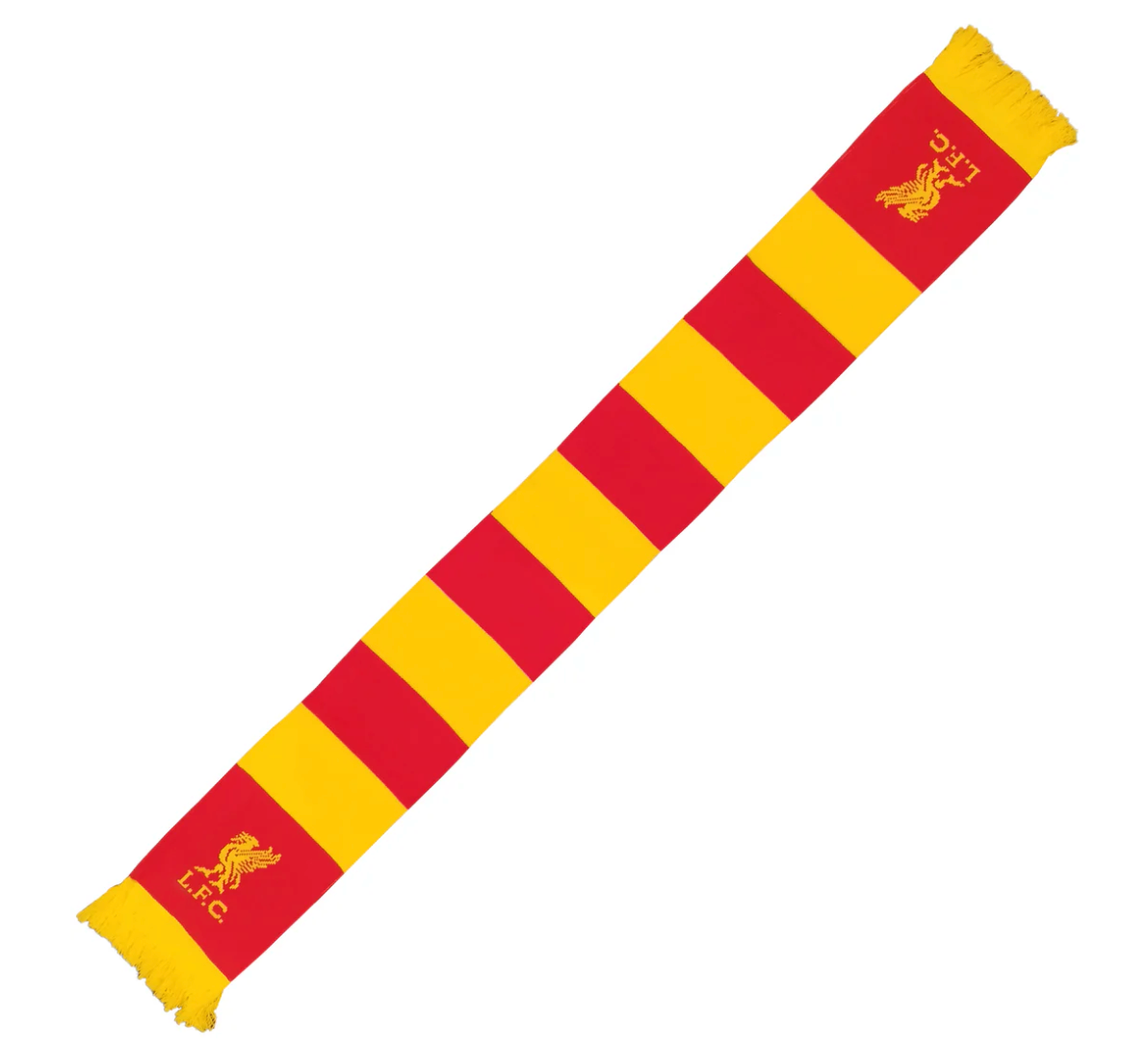 LFC Red and Yellow Bar Scarf